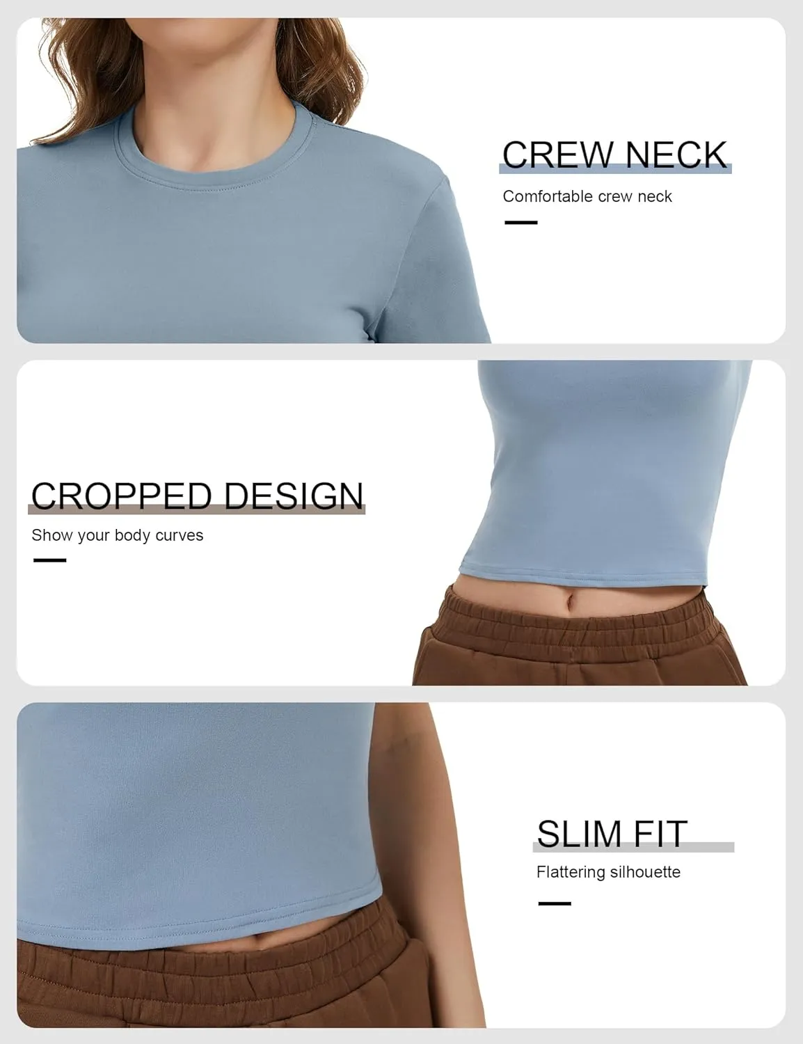 1/4 Pack Women's Workout Shirts Compression Short Sleeve Crew Neck Running Yoga Gym Athletic Fitted Crop T-Shirts Top