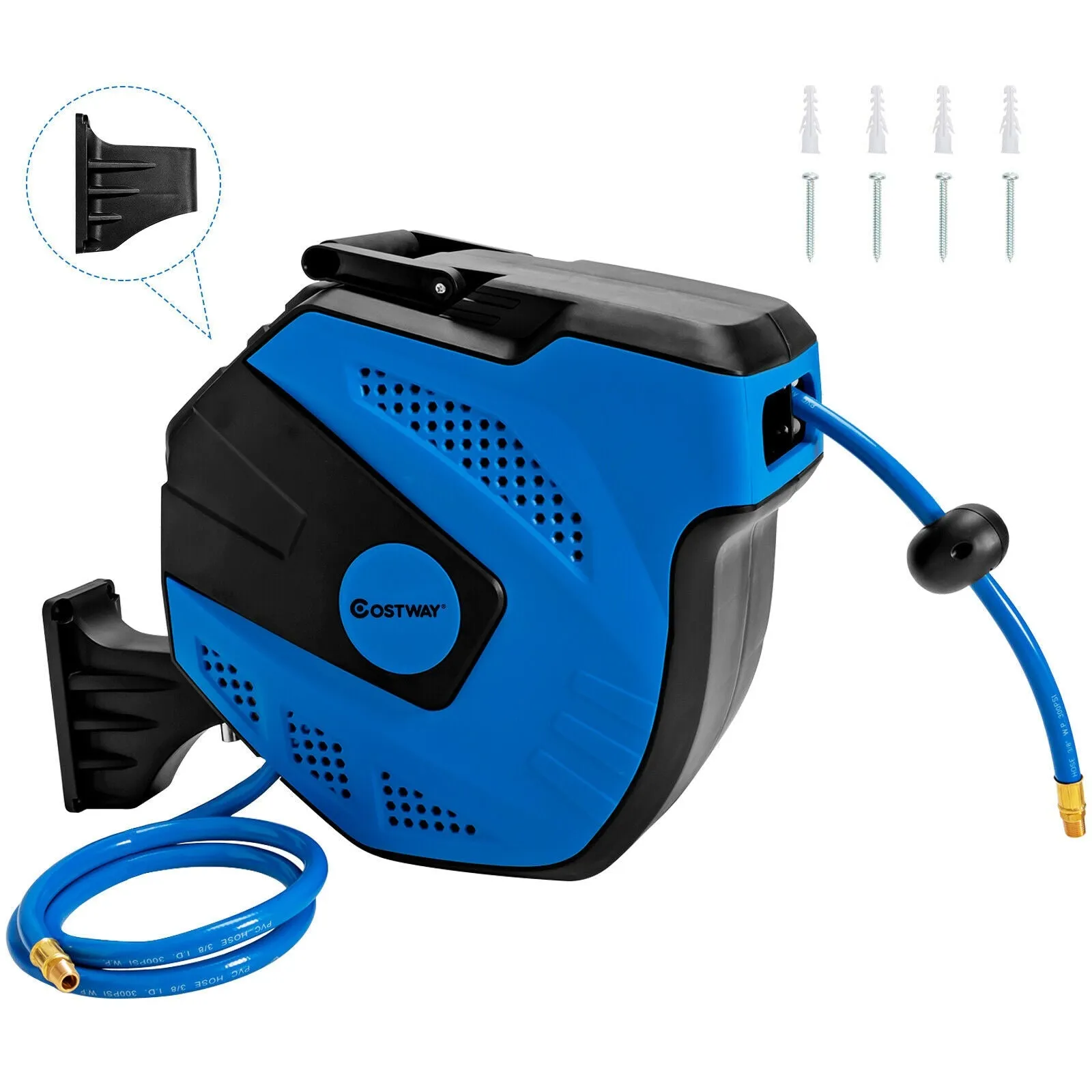 15M Wall-Mounted Auto Retractable Air Hose