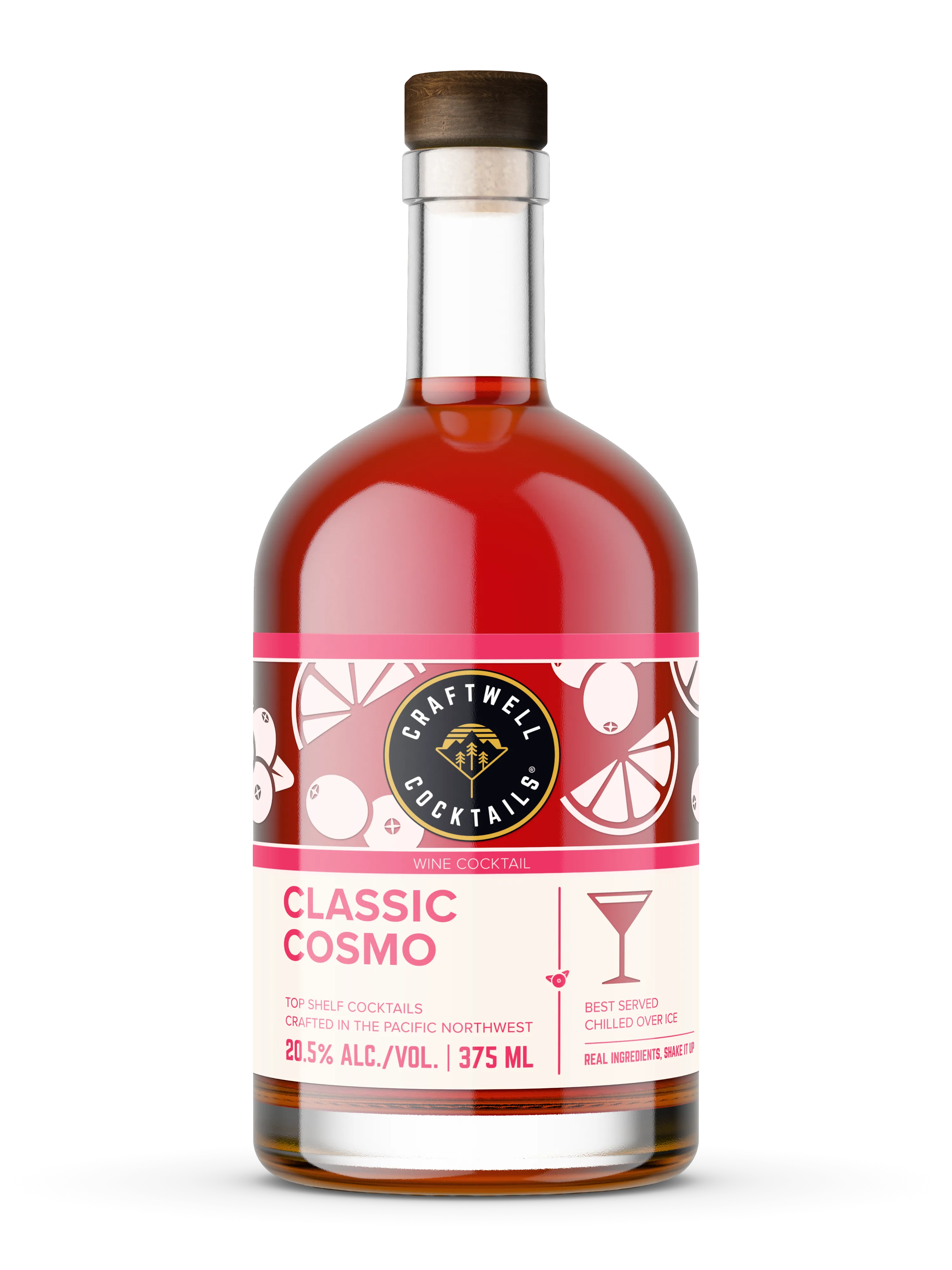 375ml Bottle - Craftwell Top Shelf - Classic Cosmo