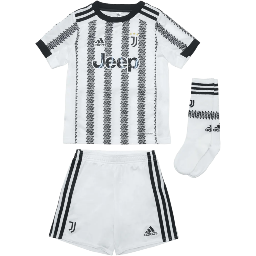 Adidas Juventus 22/23 Little Kids Home Mini Kit