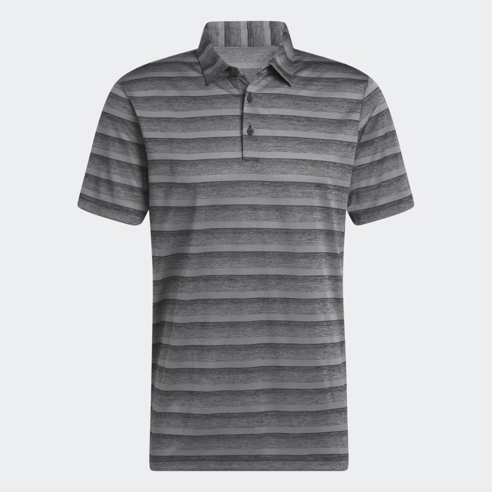 adidas Men's Two-Color Stripe Polo Shirt