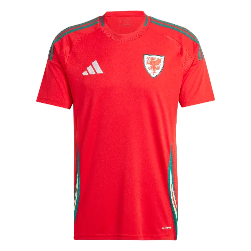 Adidas Men's Wales 2024 Home Replica Jersey
