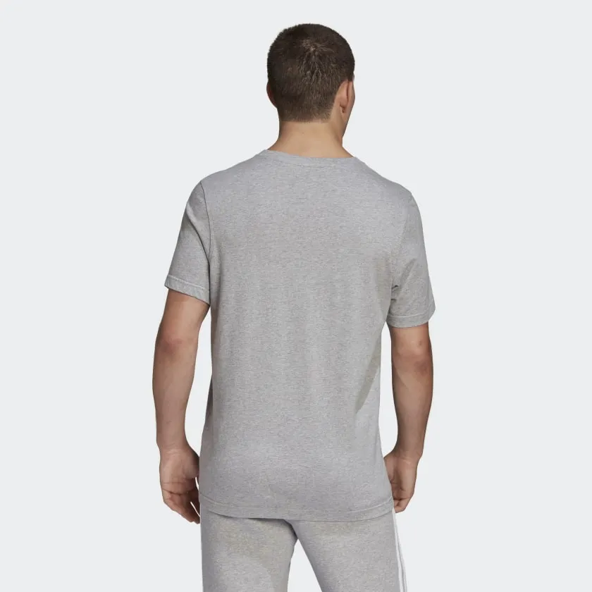 Adidas Original 3-TREFOIL T-SHIRT TEE Men’s - MEDIUM GREY HEATHER