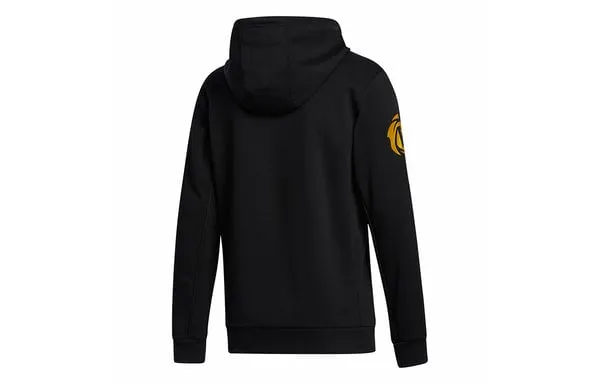 adidas ROSE PO Basketball Sports Pullover Sweatshirt Black, black