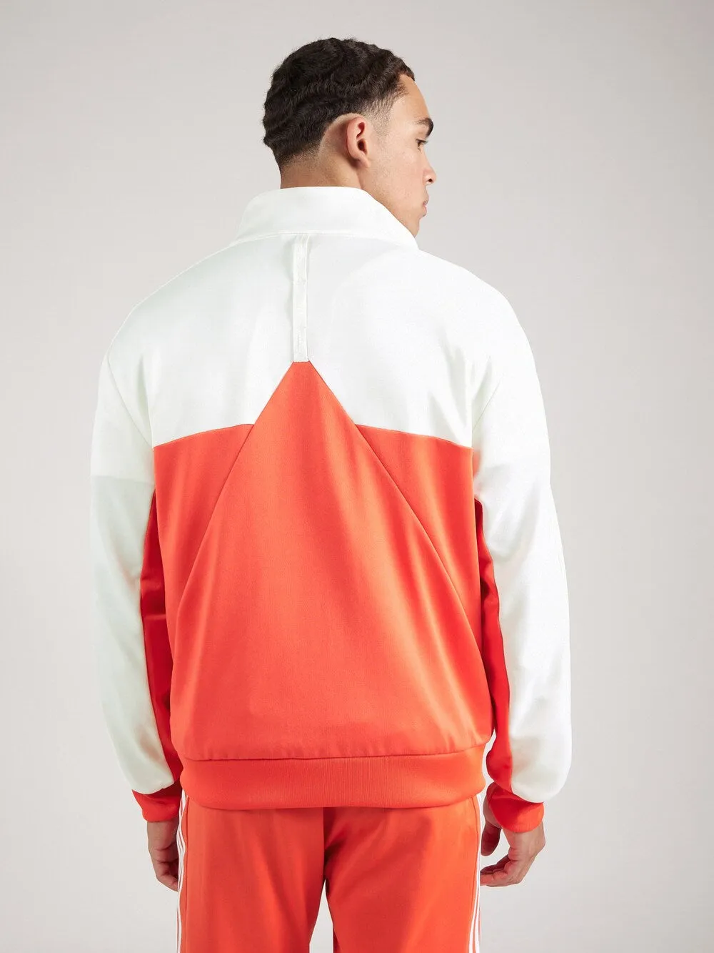 Adidas Tiro Zip Sports Sweatshirt, Dark Orange