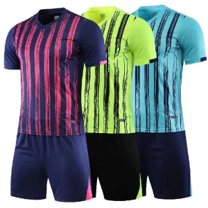 Adults Kids Soccer Football Custom Jersey Shorts Team Uniform Set
