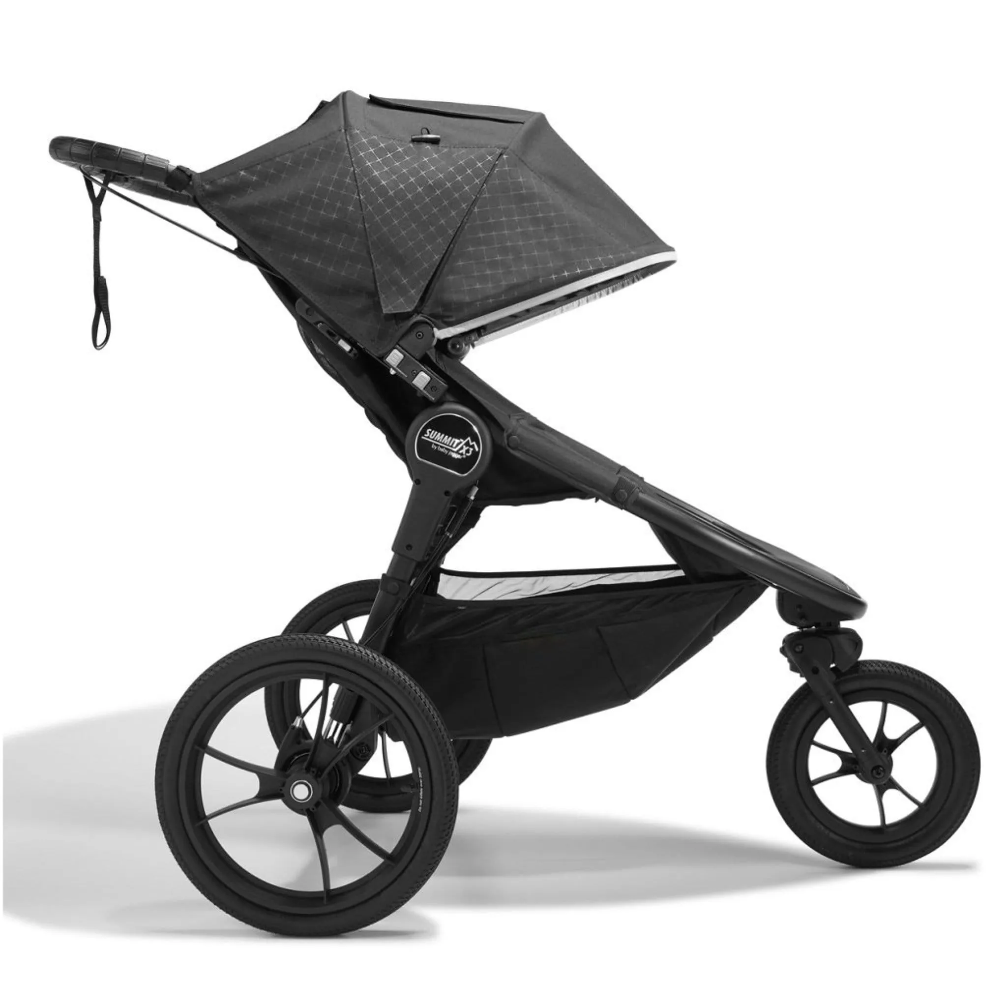 Baby Jogger Summit X3 Single Stroller Midnight Black