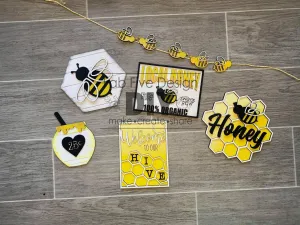 Bee Tiered Tray