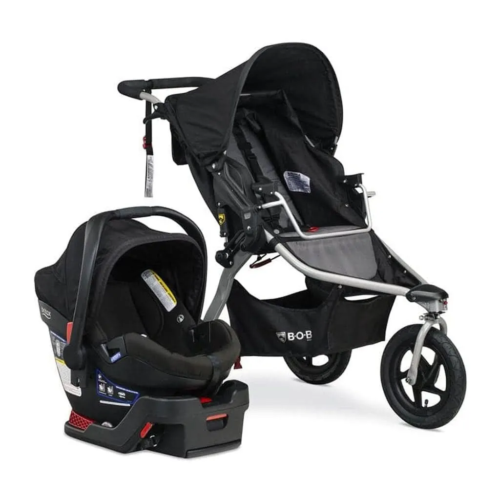 Bob Gear Rambler Travel System with Britax B-Safe Gen2 Infant Car Seat, Black
