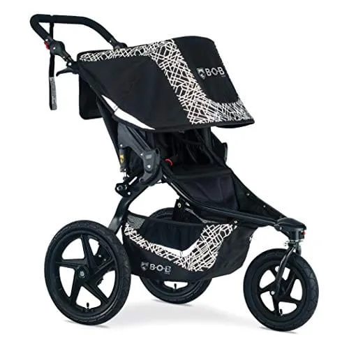 Bob Gear Revolution Flex 3.0 Jogging Stroller - Lunar Black Open Box