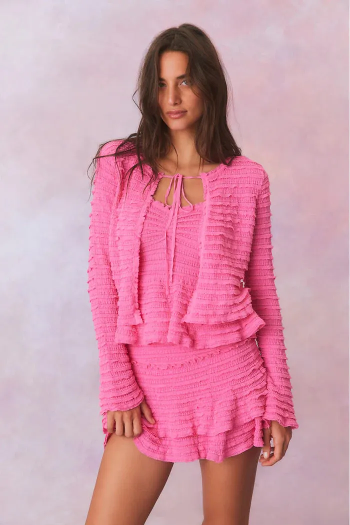 Celosia Cardigan - Lovestruck Pink [LoveShackFancy]