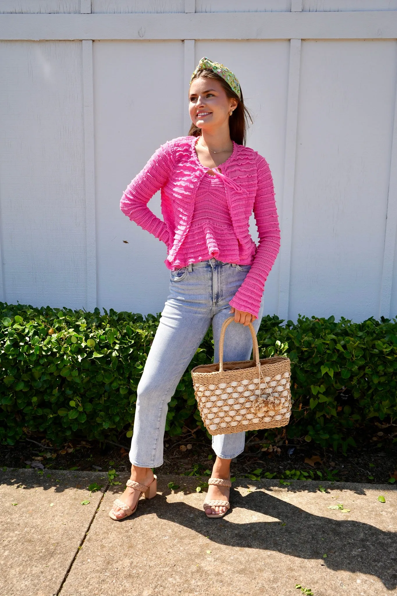 Celosia Cardigan - Lovestruck Pink [LoveShackFancy]