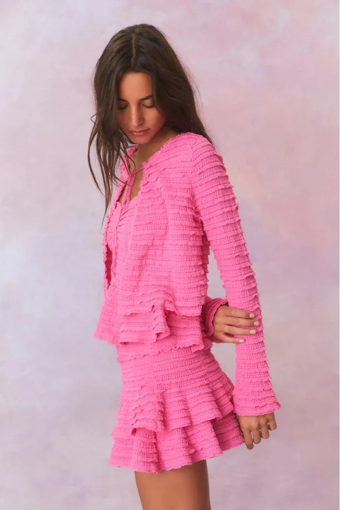 Celosia Cardigan - Lovestruck Pink [LoveShackFancy]