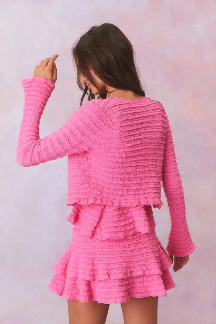 Celosia Cardigan - Lovestruck Pink [LoveShackFancy]