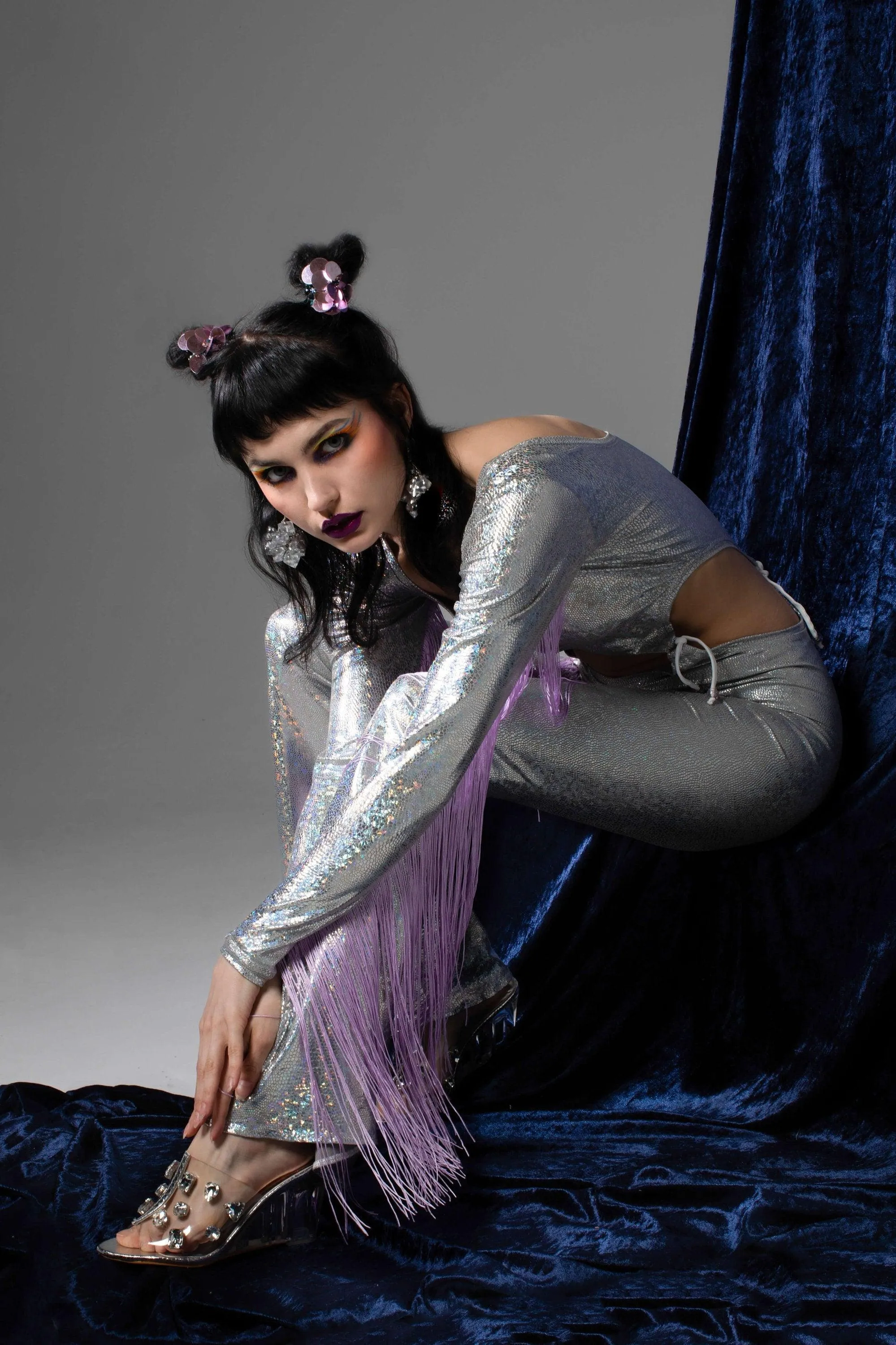 Cutout Catsuit "BURNING MAN" Lettau Art Fashion