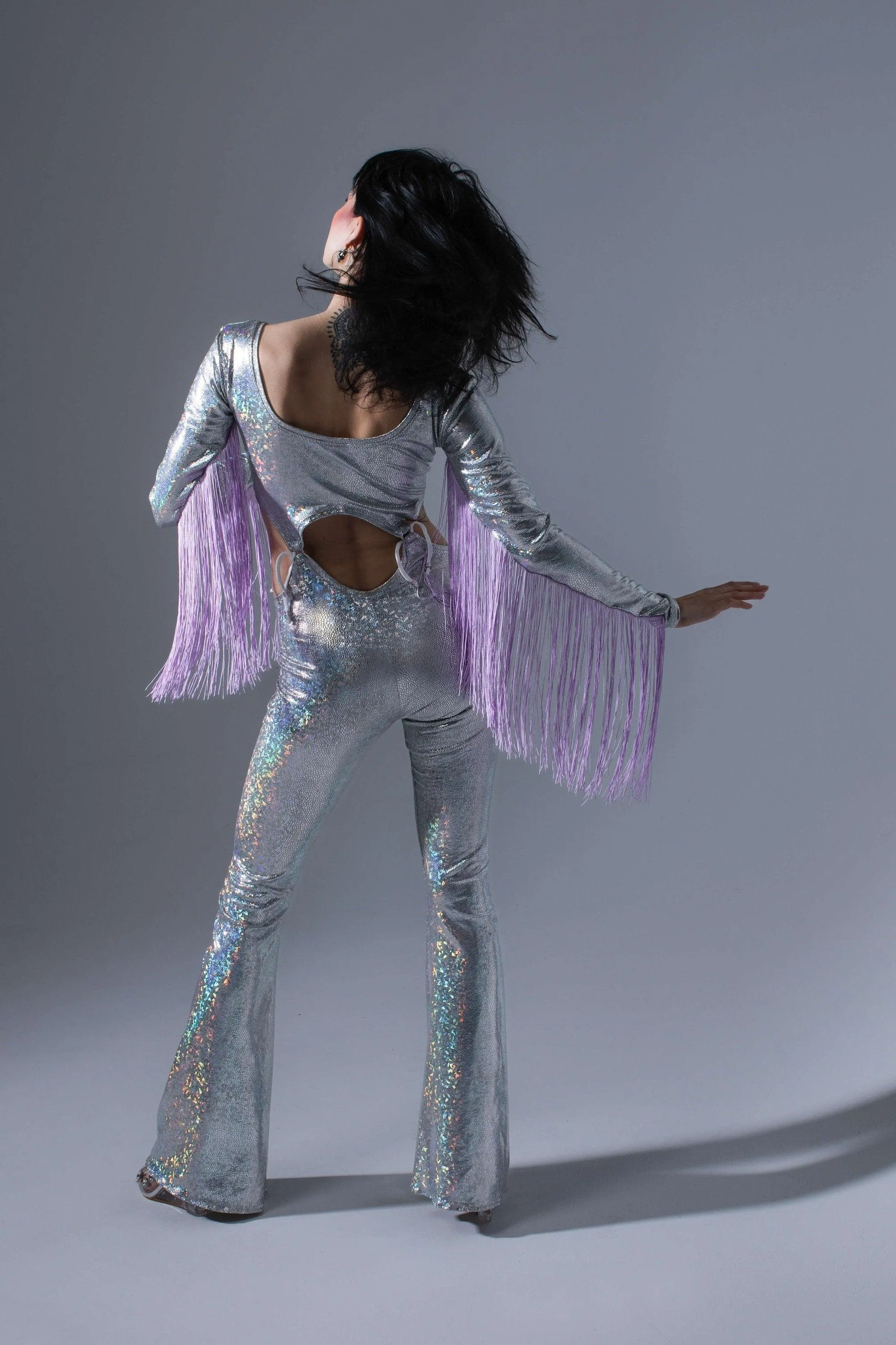 Cutout Catsuit "BURNING MAN" Lettau Art Fashion