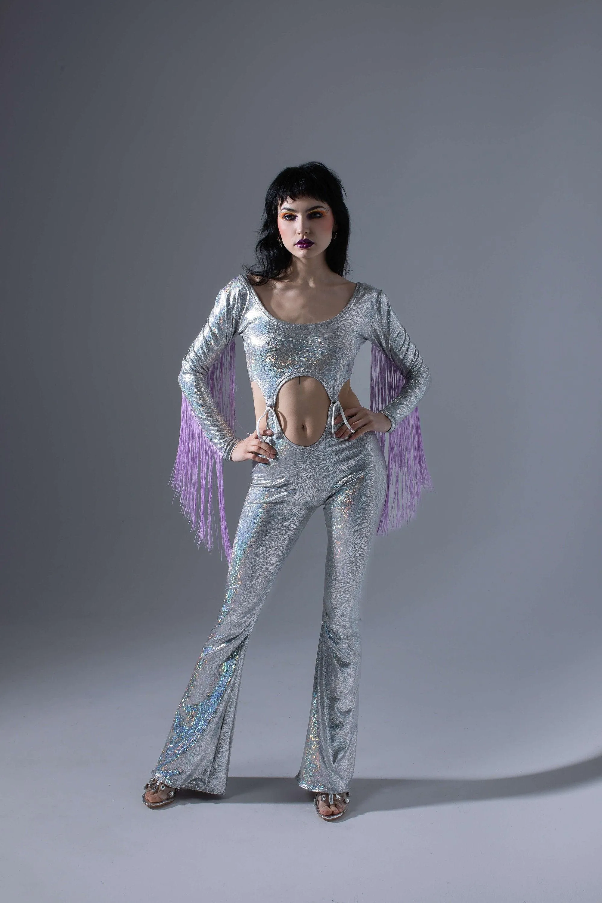 Cutout Catsuit "BURNING MAN" Lettau Art Fashion
