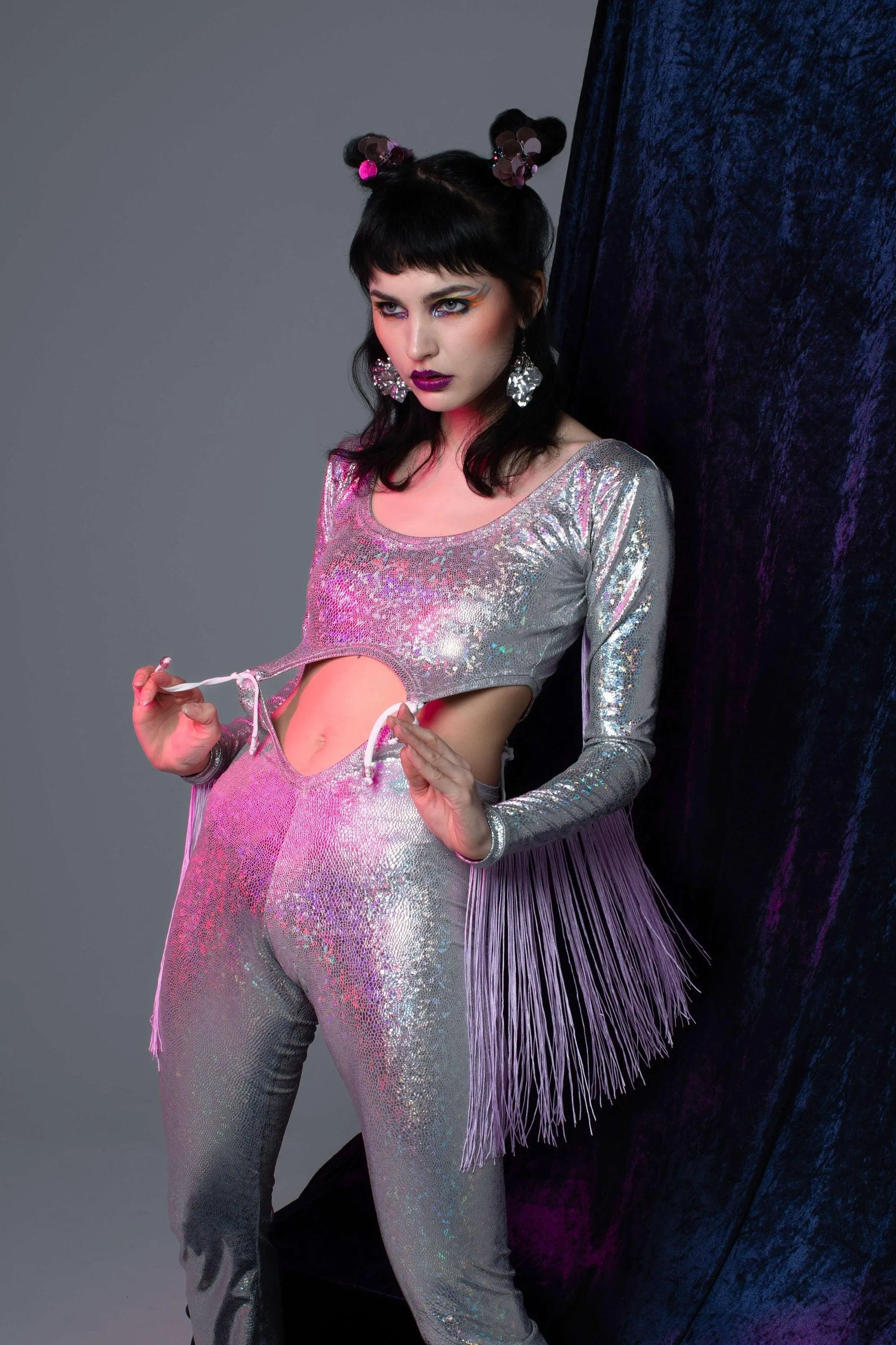 Cutout Catsuit "BURNING MAN" Lettau Art Fashion