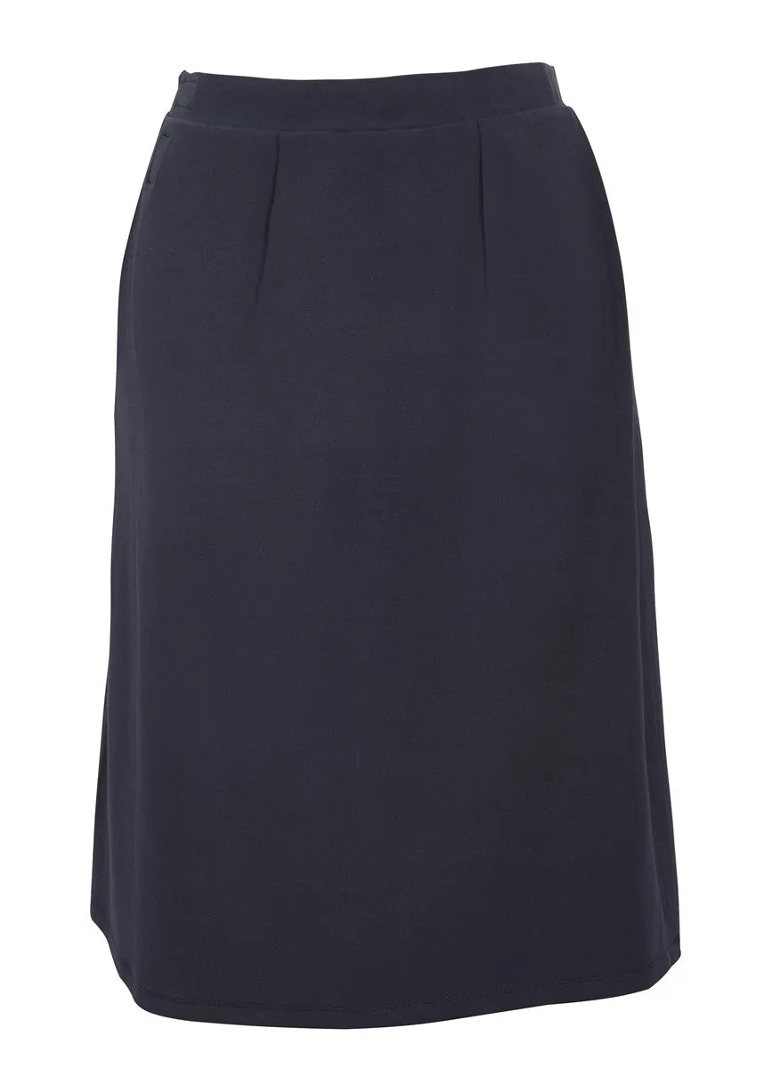 Debbie Below Knee A-Line Jersey Wrap VELCRO® Brand Fastening Skirt