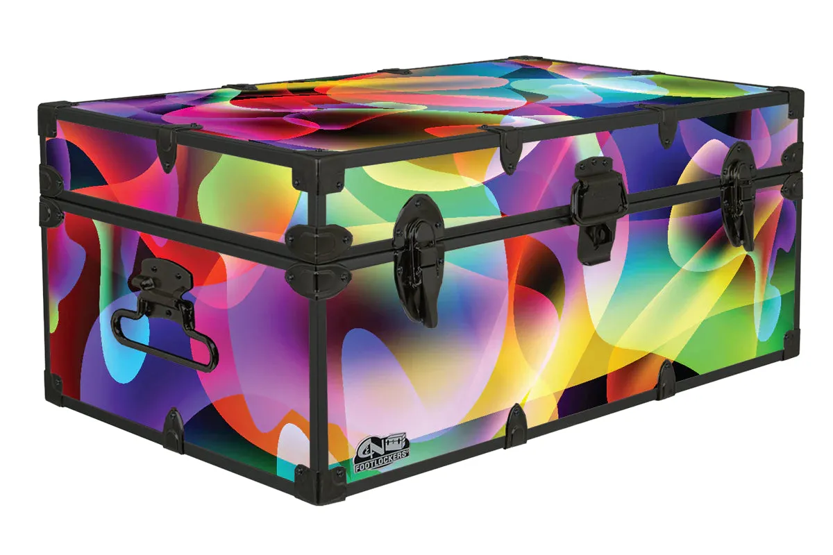 Designer Trunk - Vibrant Blobs - 32x18x13.5"