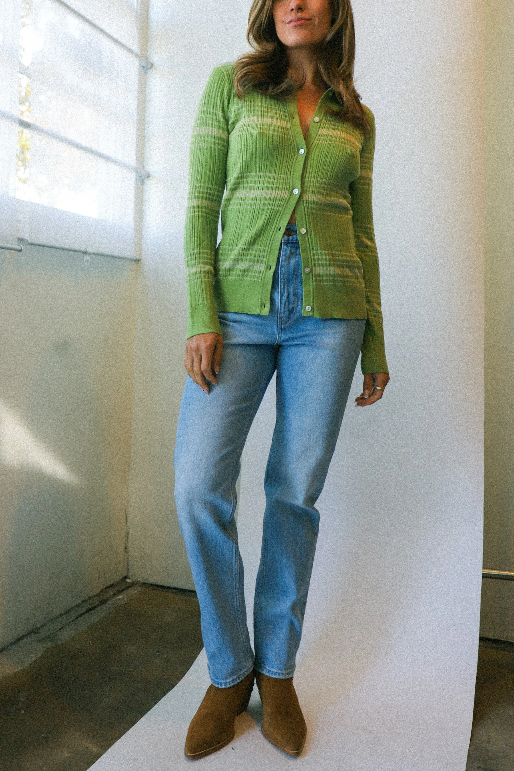 Fern Striped Cardigan