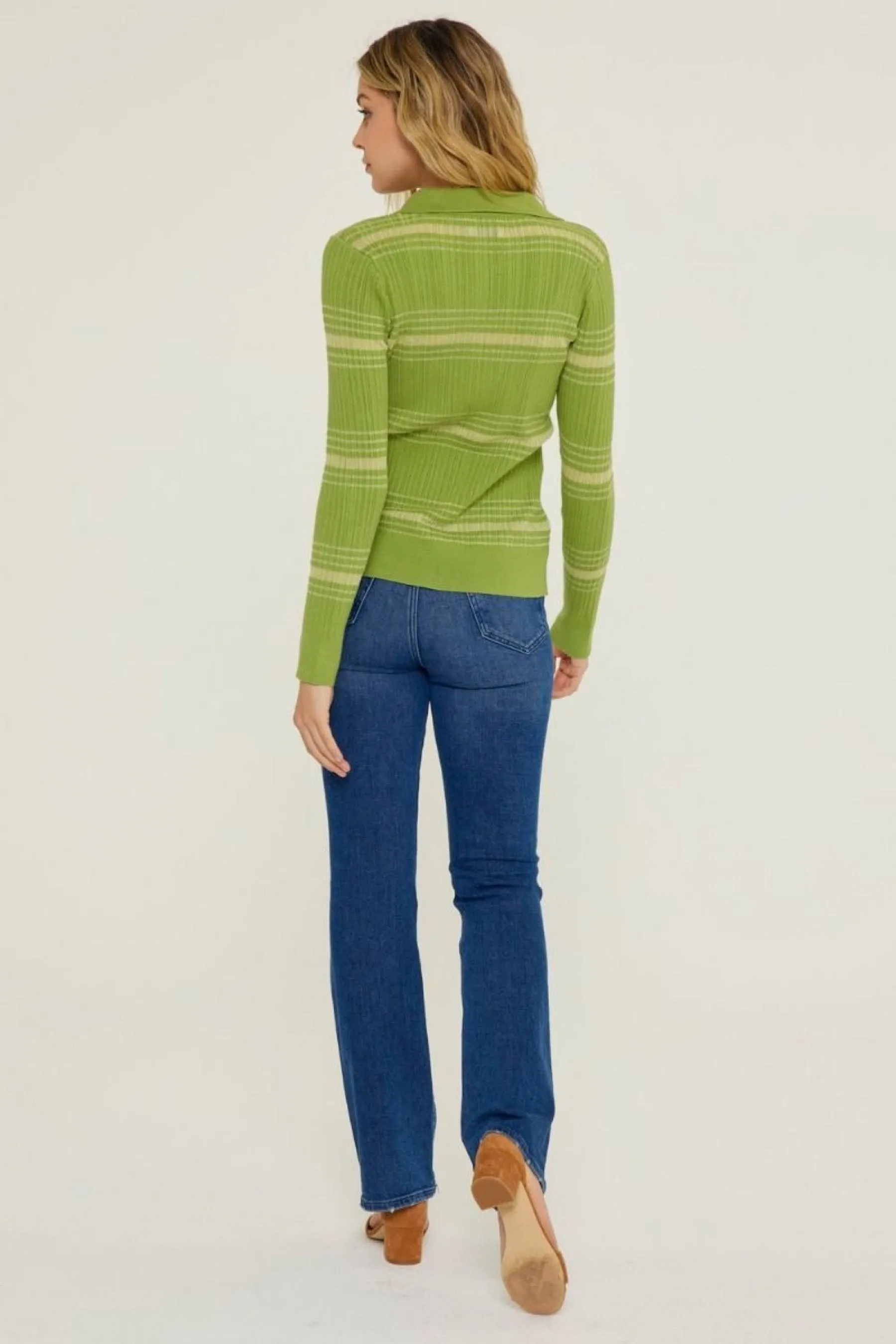 Fern Striped Cardigan