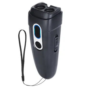 Fresh Fab Finds Ultrasonic Anti Barking Device Rechargeable Handheld Dog Barking Deterrent with 4 Modes LED Flashlight Dog Repeller
