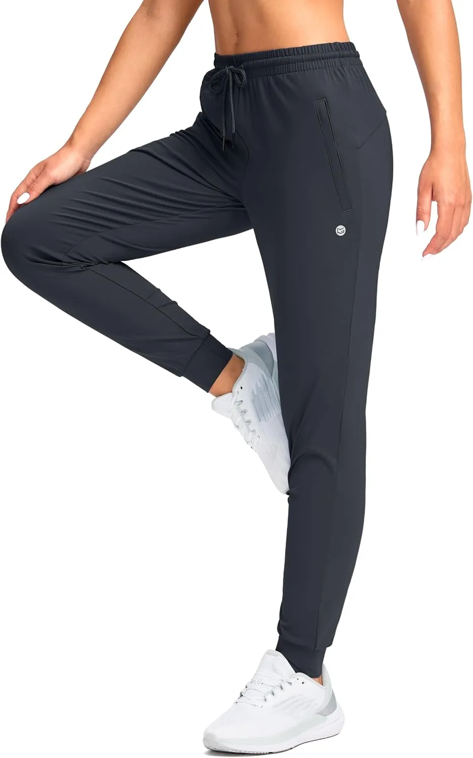 G Gradual Women's Joggers Pants with Zipper Pockets Tapered Running Sweatpants for Women Lounge, Jogging
