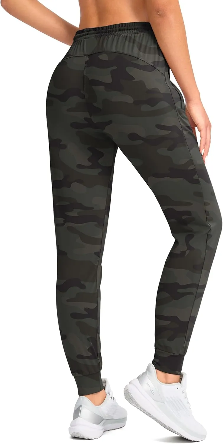 G Gradual Women's Joggers Pants with Zipper Pockets Tapered Running Sweatpants for Women Lounge, Jogging