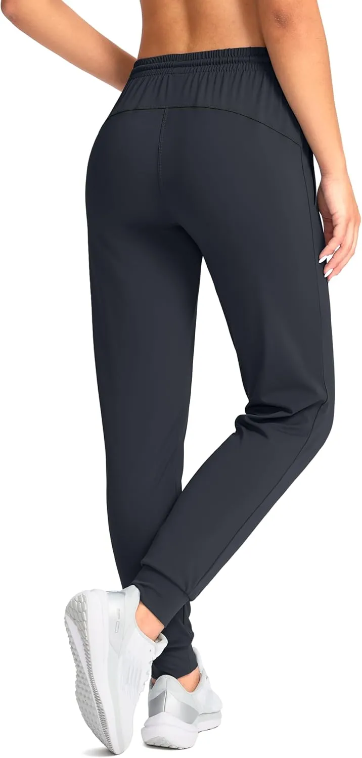 G Gradual Women's Joggers Pants with Zipper Pockets Tapered Running Sweatpants for Women Lounge, Jogging