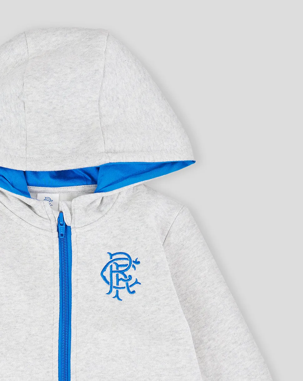 Grey Marl Rangers Infant Zip Through
