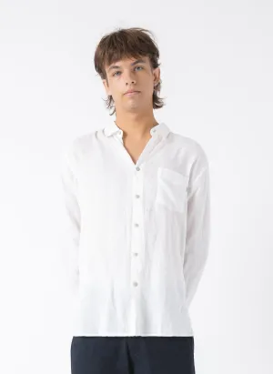 Holiday Linen LS Shirt White