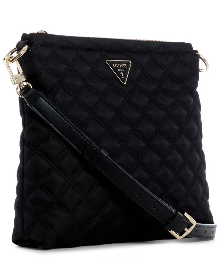 Jaxi Tourist GUESS Quilted Shoulder Bag, Black