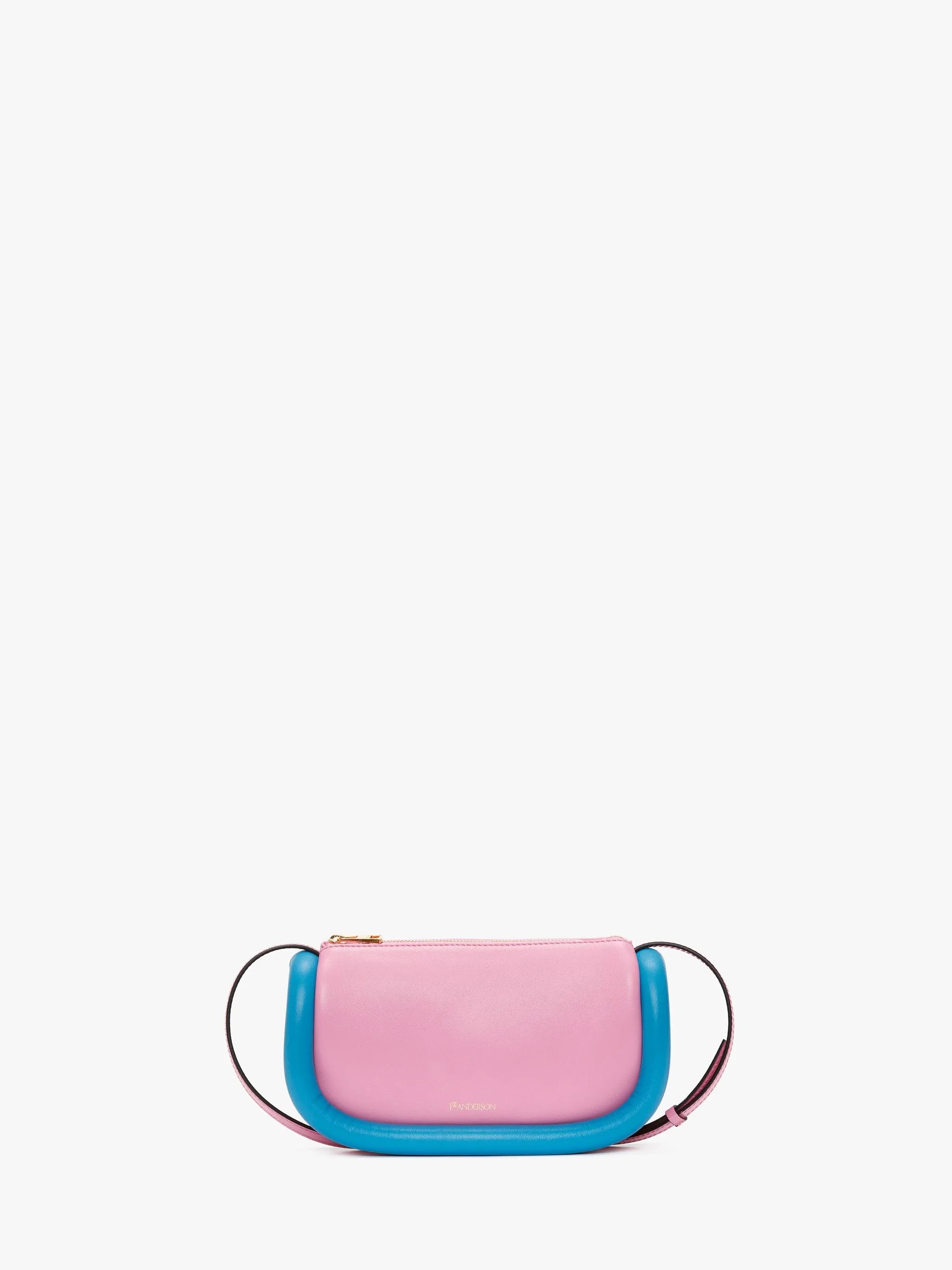 JW Anderson Leather Crossbody Bag, Blue