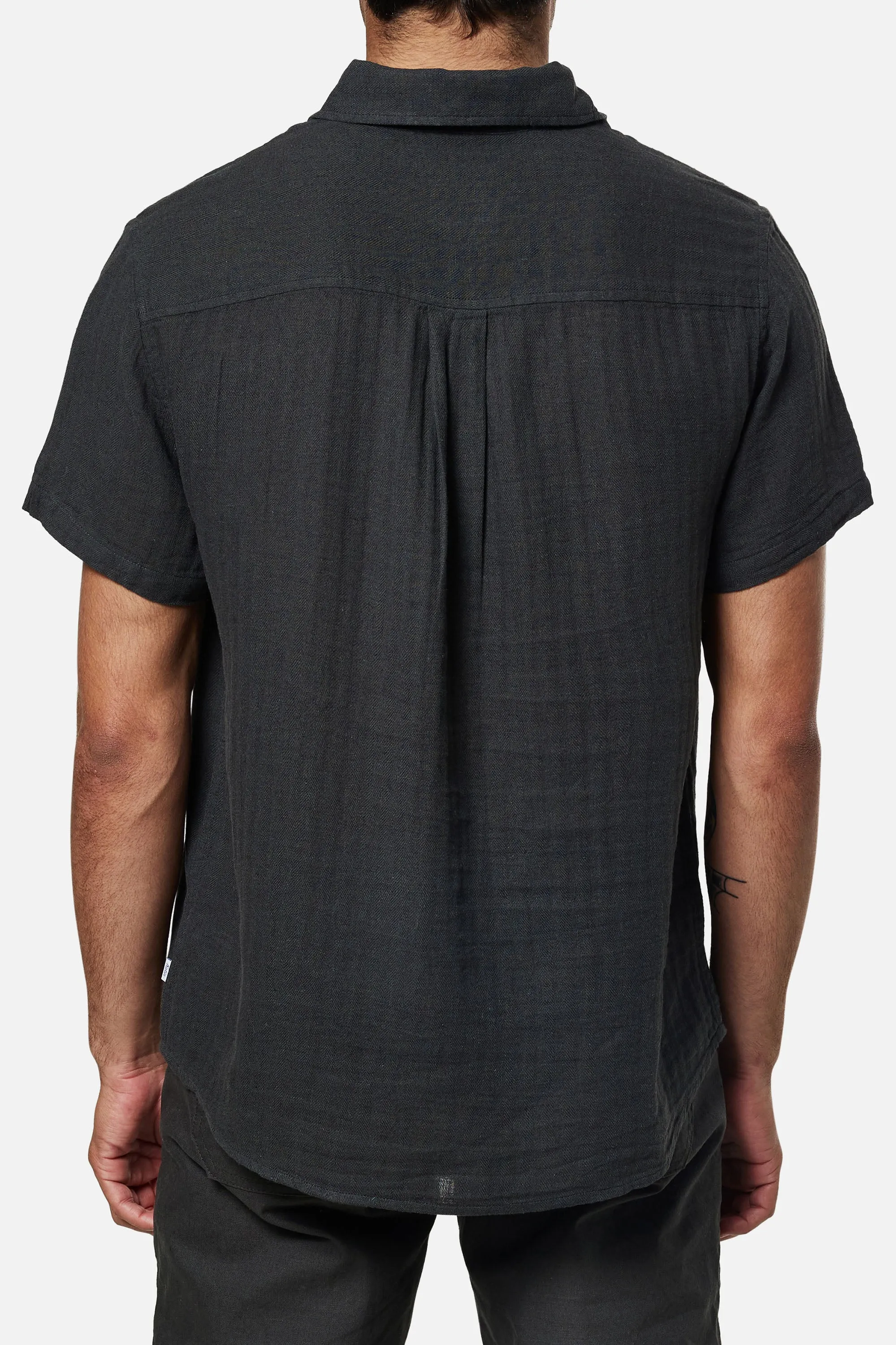 Katin Alan Solid Shirt - BLACK WASH