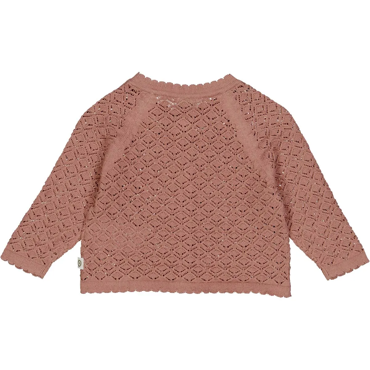 Knit Scallop Cardigan, Daydream