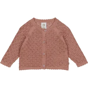 Knit Scallop Cardigan, Daydream