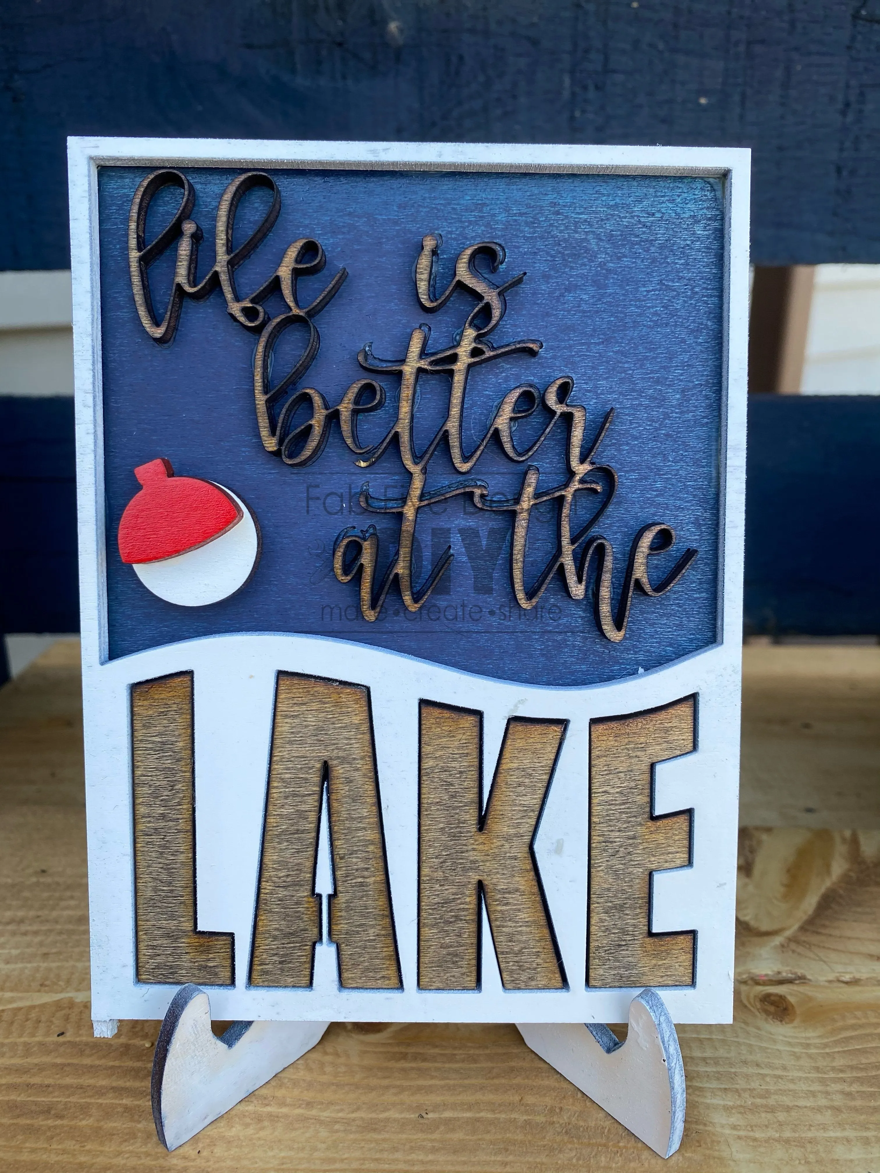 Lake Life Tiered Tray