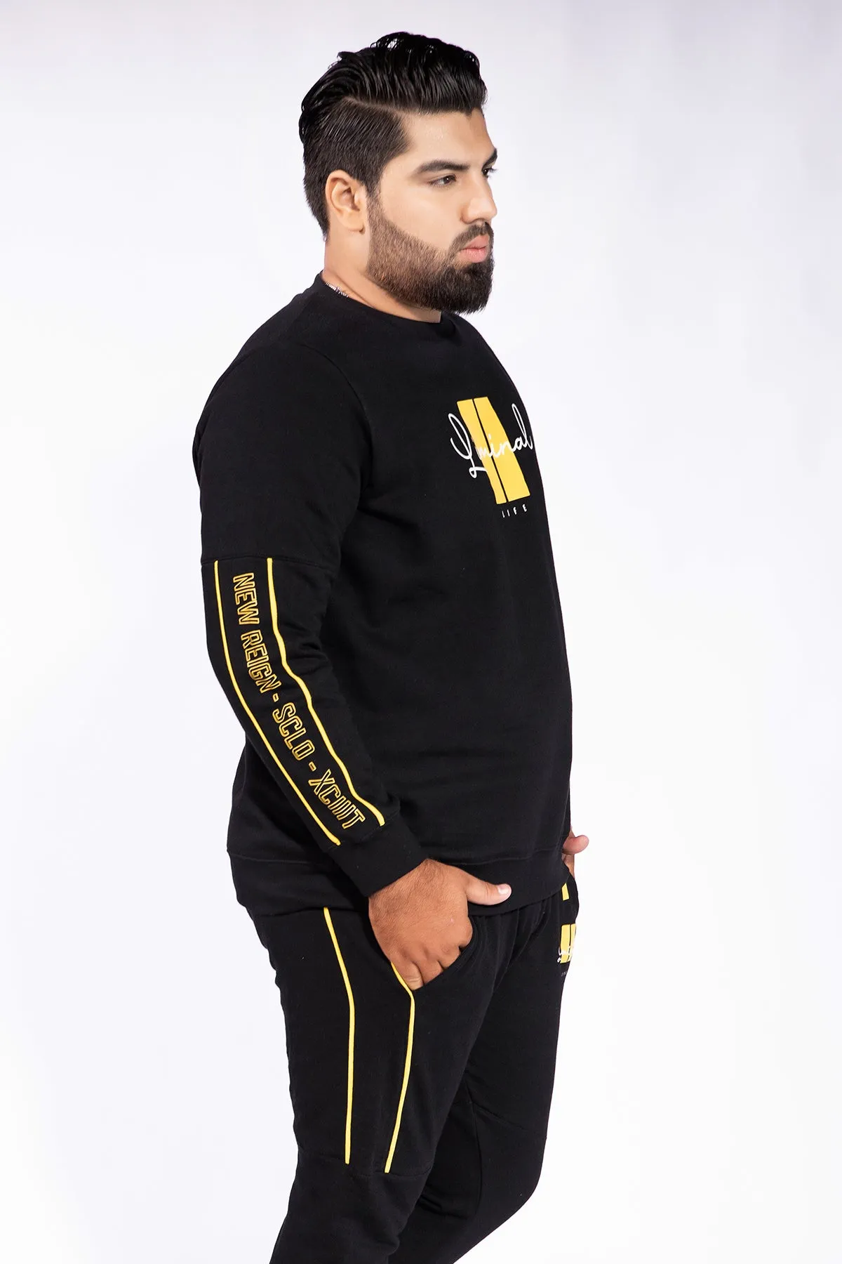 Liminal Black Sweatshirt (Plus Size) - W21 - MSW020P