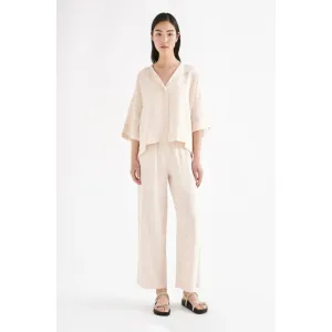 Lounge Linen Shirt| Pannacotta