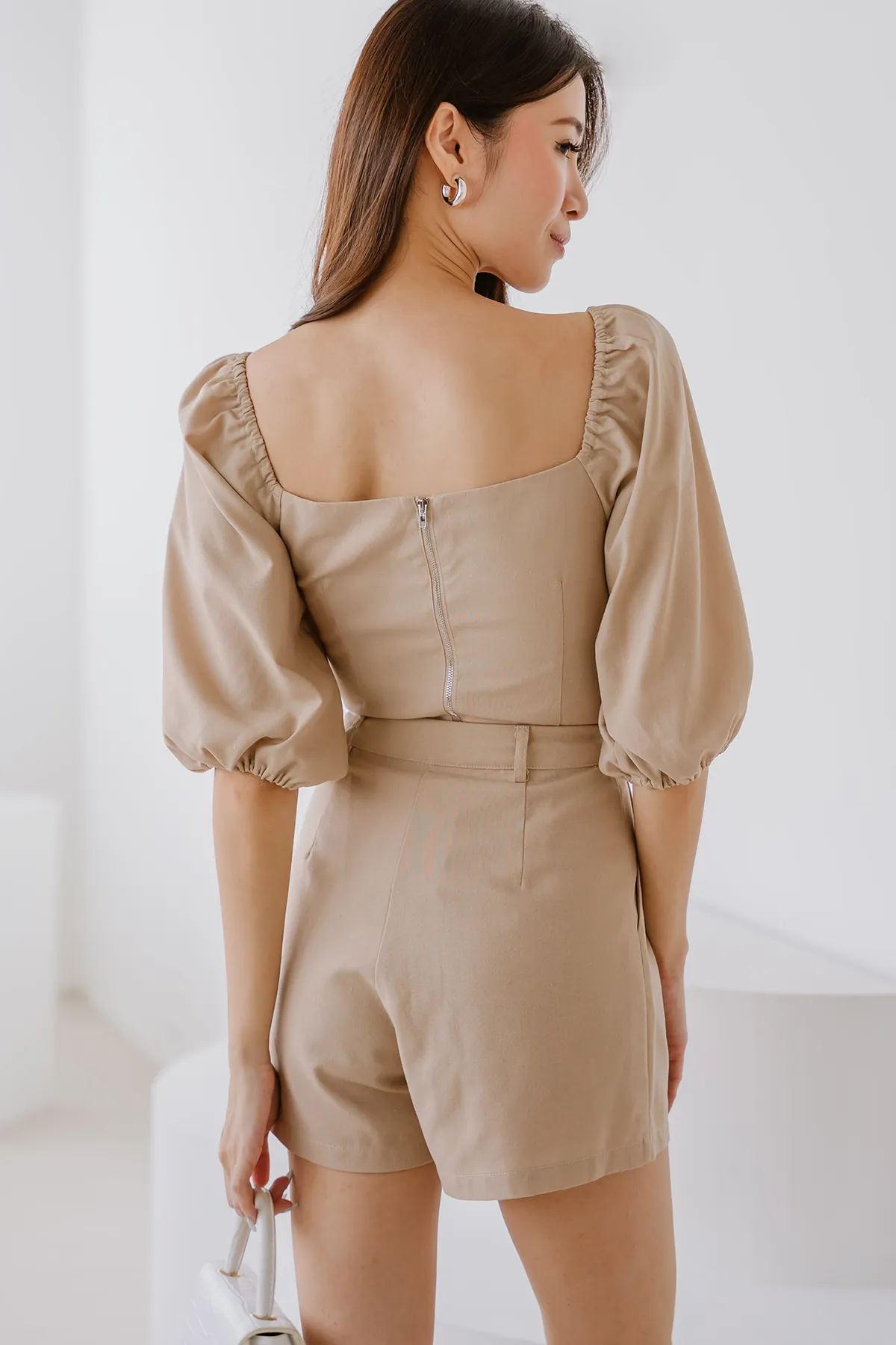 Loveline Linen Top (Sand)