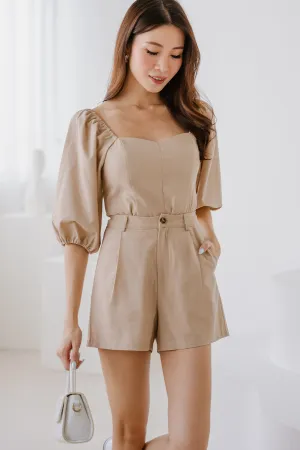 Loveline Linen Top (Sand)