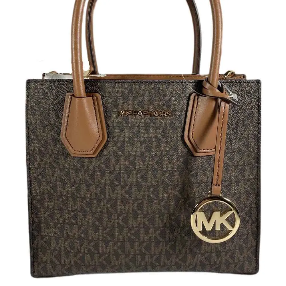 Michael Kors Mercer Leather Tote Bag, Brown