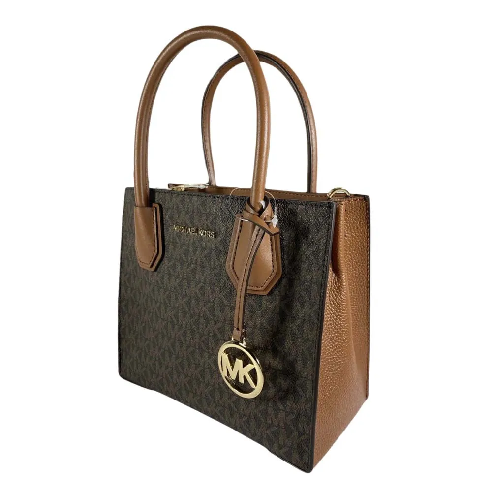 Michael Kors Mercer Leather Tote Bag, Brown