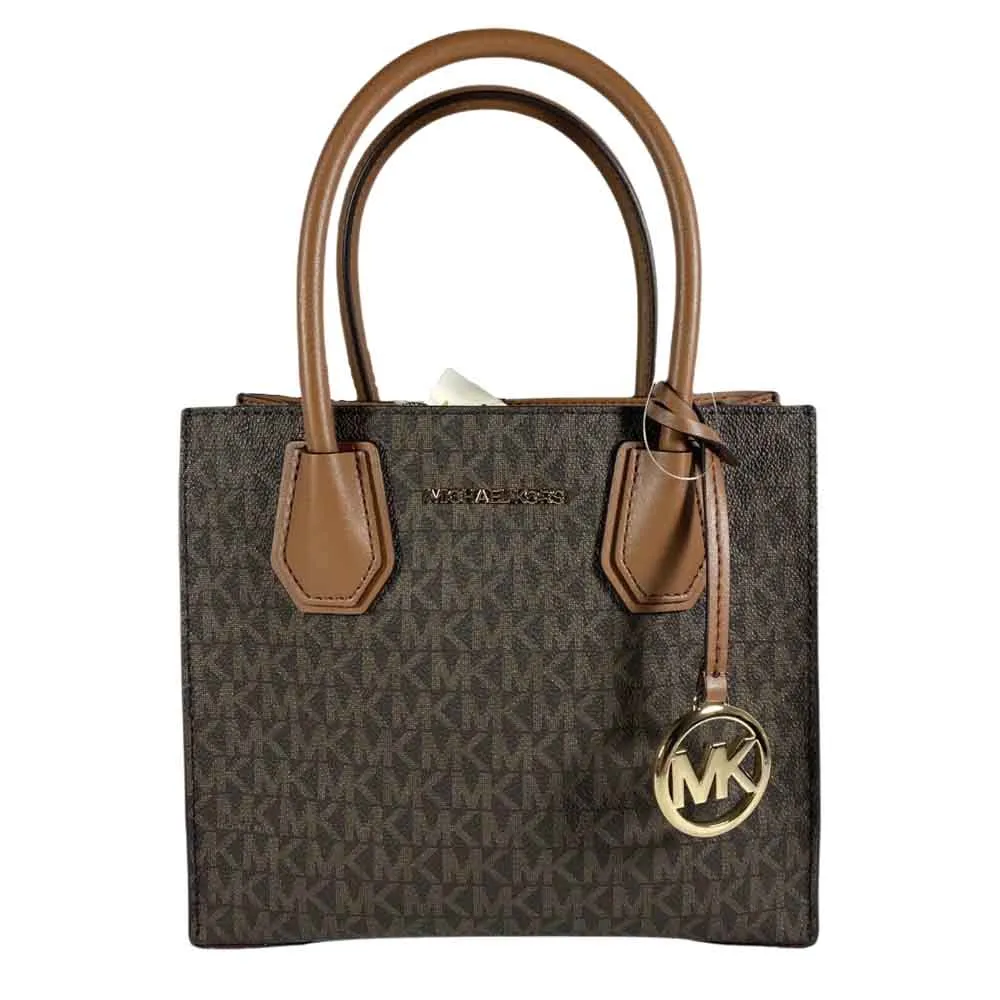 Michael Kors Mercer Leather Tote Bag, Brown