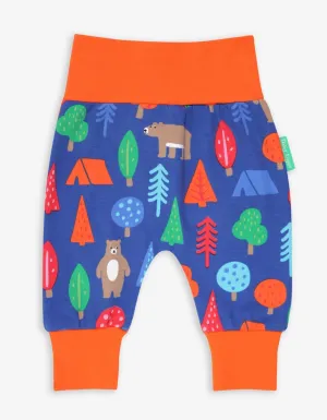 Organic Camping Bear Print Yoga Pants