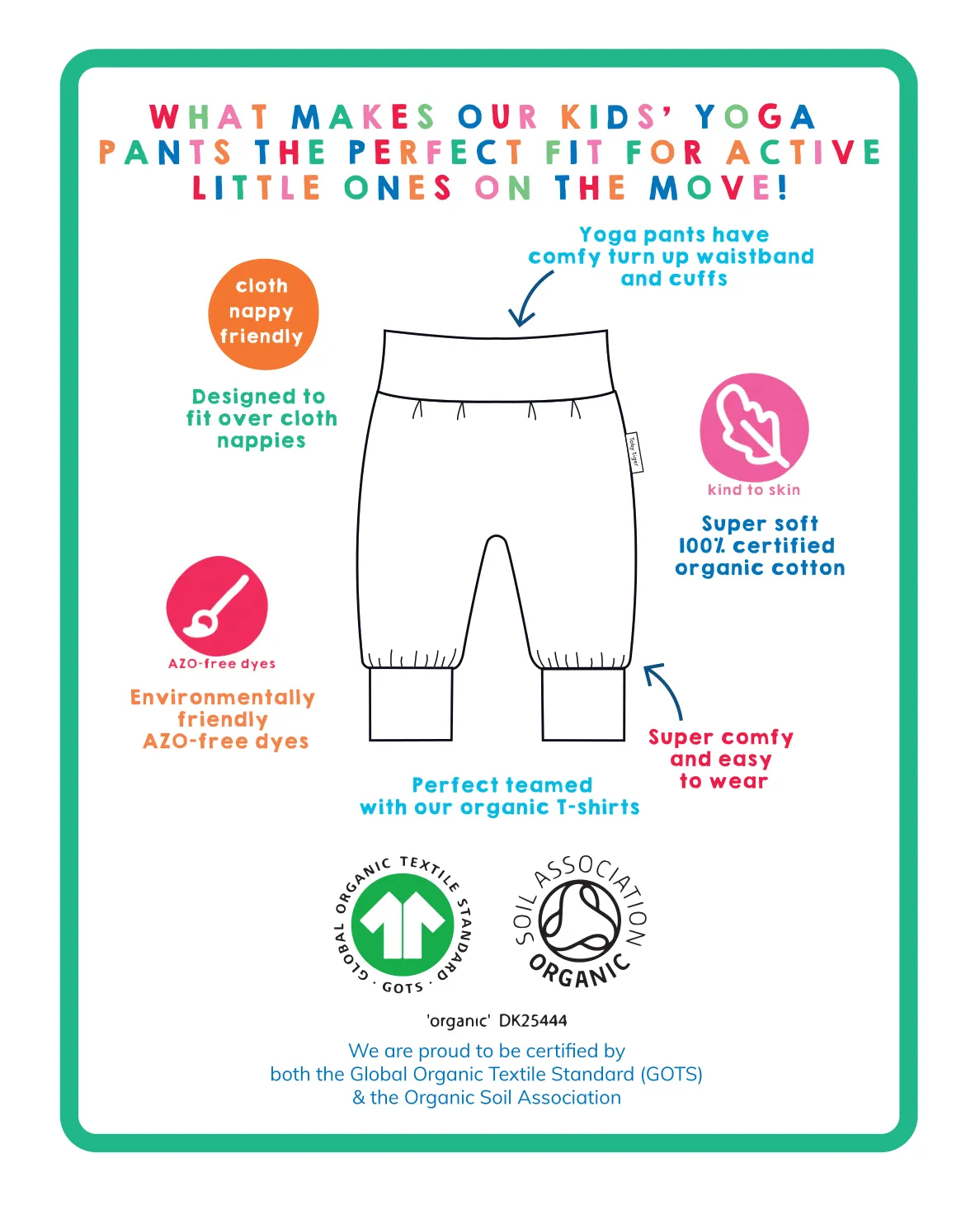 Organic Tomato Print Yoga Pants