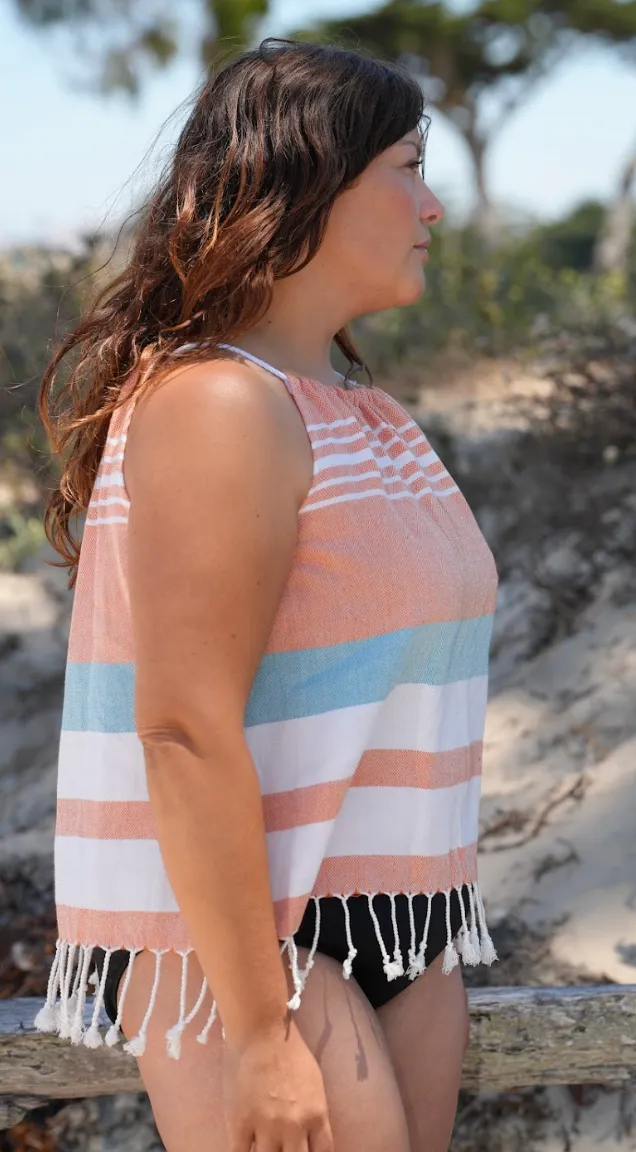 Peach Daiquiri Skipper Top