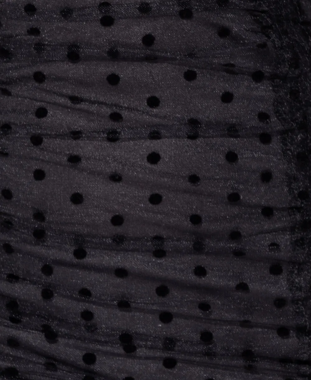 Polka Dot V Neck Bodycon Dress