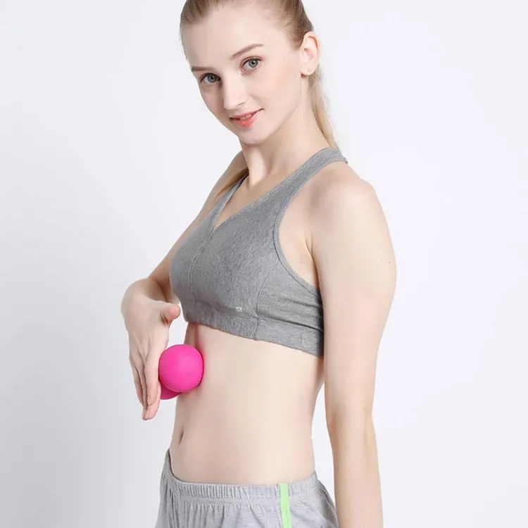 Silicone Elastic Fitness Massage Ball Yaga Ball(Orange)